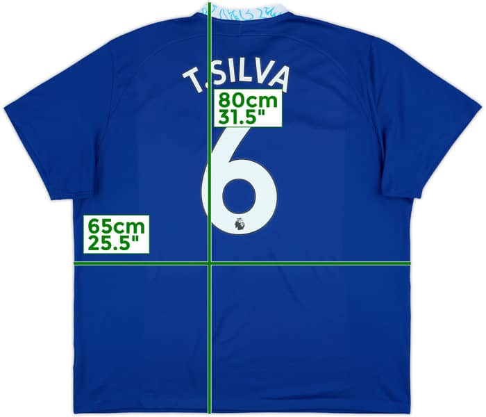 2022-23 Chelsea Home Shirt T.Silva #6 - 9/10 - (XXL)