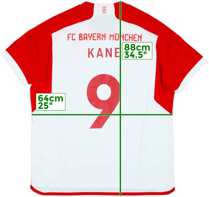 2023-24 Bayern Munich Home Shirt Kane #9 - 9/10 - (XXL)