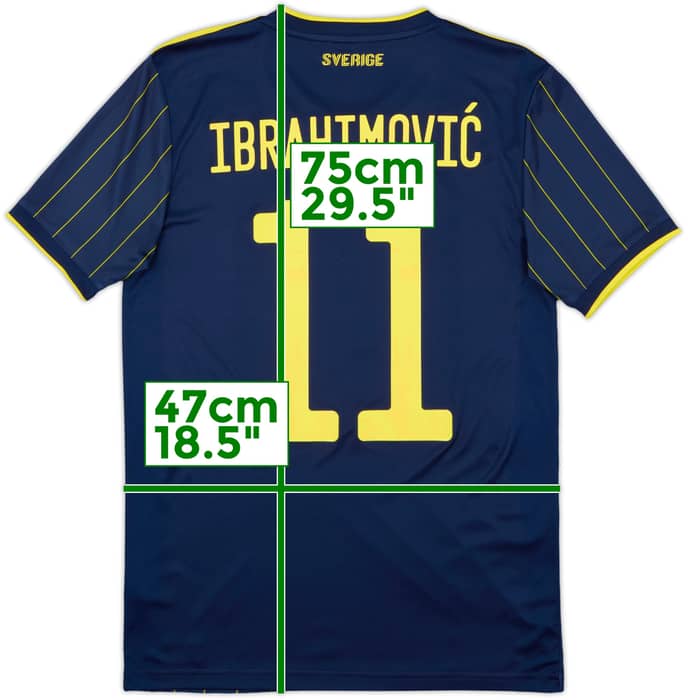 2020-22 Sweden Away Shirt Ibrahimovic #11 - 9/10 - (S)