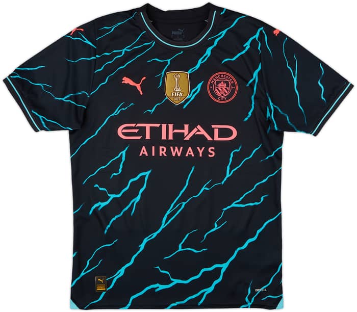 2023-24 Manchester City Third Shirt Haaland #9 - 8/10 - (M)