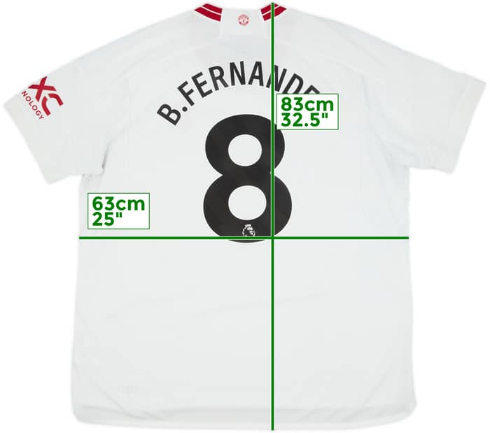 2023-24 Manchester United Third Shirt B.Fernandes #8 - 9/10 - (XXL)