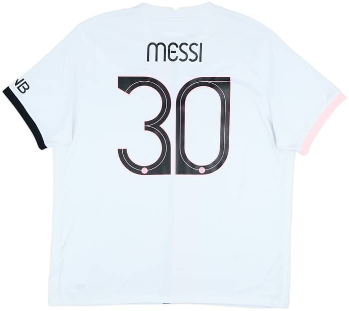 2021-22 Paris Saint-Germain Away Shirt Messi #30 - 8/10 - (XXL)