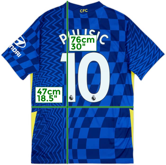 2021-22 Chelsea Home Shirt Pulisic #10 - 10/10 - (M)