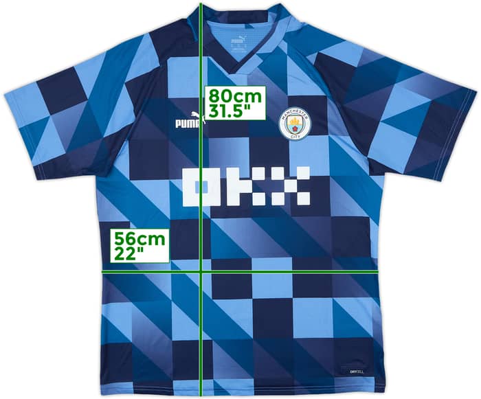 2022-23 Manchester City Puma Training Shirt - 7/10 - (XL)