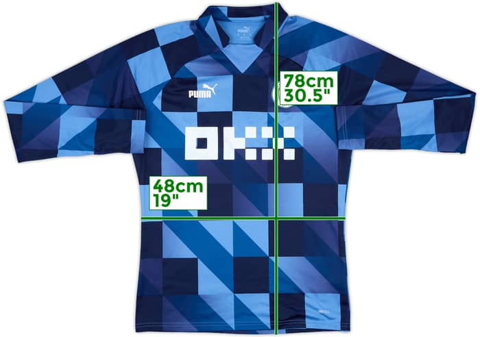 2022-23 Manchester City Puma Pre Match Sweat Top - 7/10 - (M)