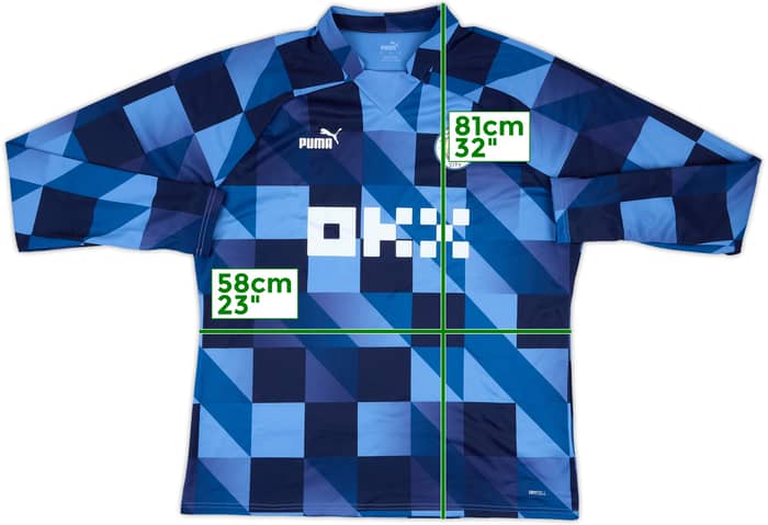 2022-23 Manchester City Puma Pre Match Sweat Top - 7/10 - (XL)