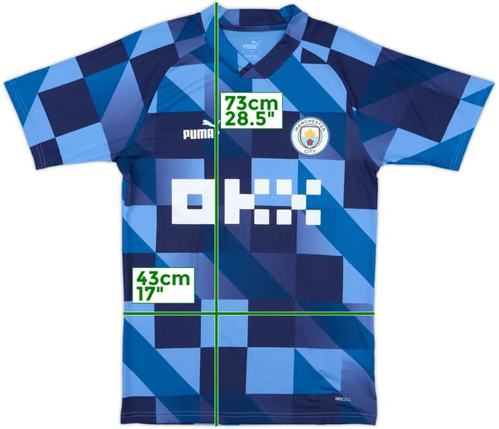 2022-23 Manchester City Puma Training Shirt - 9/10 - (S)