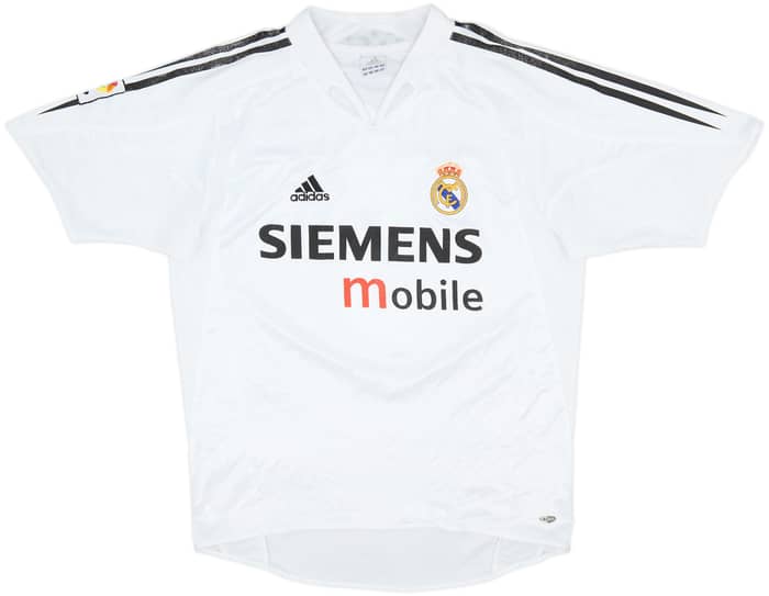 2004-05 Real Madrid Home Shirt Zidane #5 - 6/10 - (M)