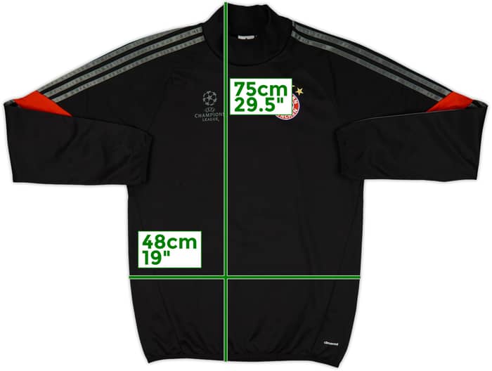 2014-15 Bayern Munich adidas Sweat Top - 8/10 - (S)