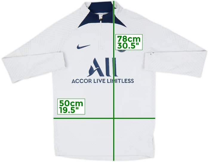 2022-23 Paris Saint-Germain Nike Dri-Fit ADV 1/4 Zip Drill Top - 5/10 - (M)