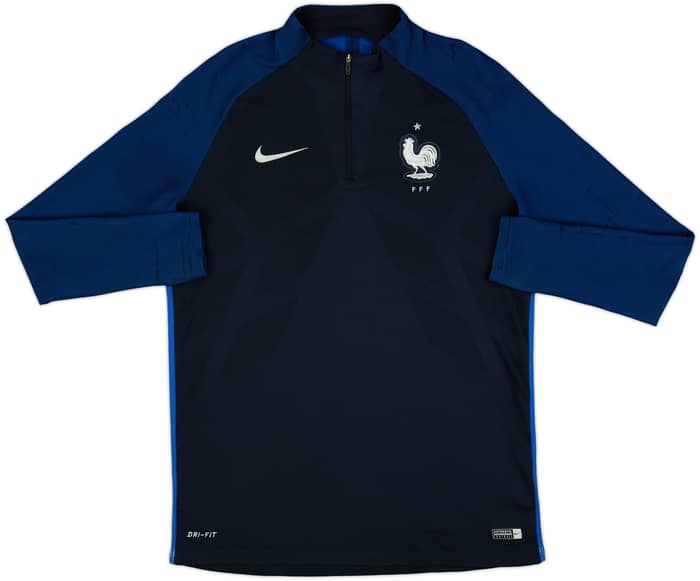 2016-17 France Nike 1/4 Zip Drill Top - 6/10 - (L)