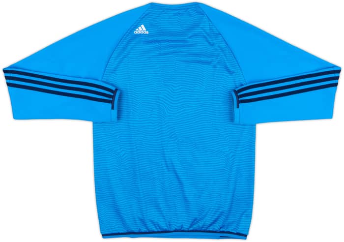 2015-16 Real Madrid CL adidas Drill Top - 9/10 - (S)