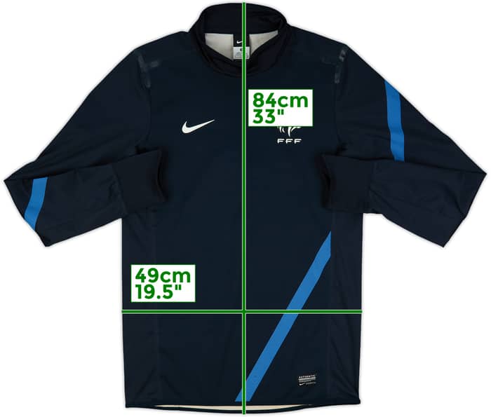 2012-13 France Player Issue Nike Drill Top - 7/10 - (S)