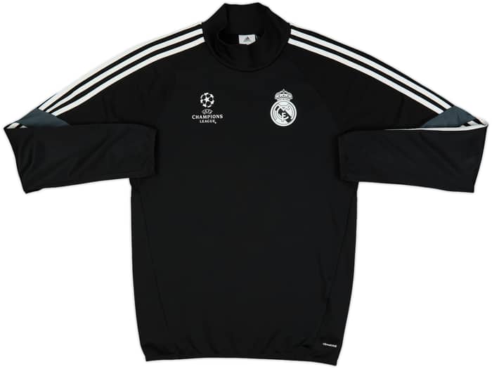 2014-15 Real Madrid CL adidas Drill Top - 8/10 - (S)