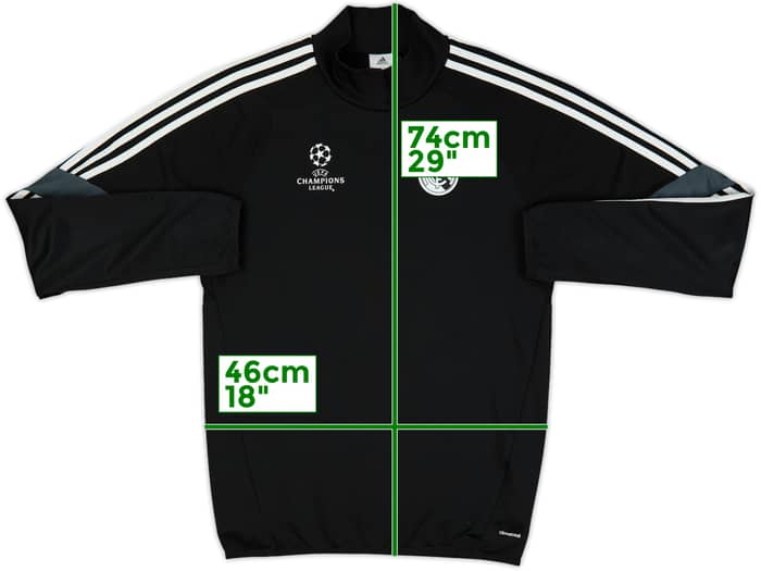 2014-15 Real Madrid CL adidas Drill Top - 8/10 - (S)