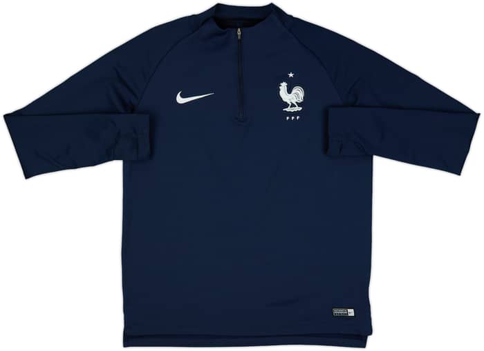 2018-19 France Nike 1/4 Zip Drill Top - 8/10 - (M)