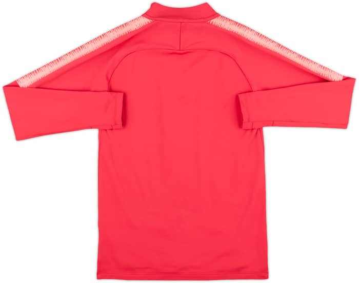 2018-19 Barcelona Nike 1/4 Zip Sweat Top - 7/10 - (S)