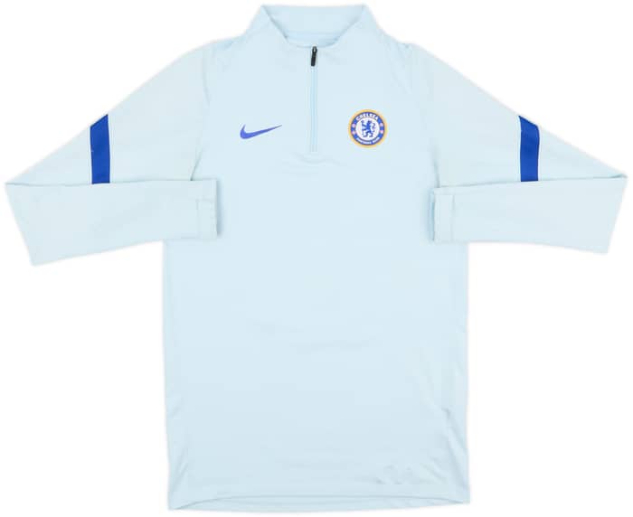 2020-21 Chelsea Nike 1/4 Zip Drill Top - 9/10 - (S)