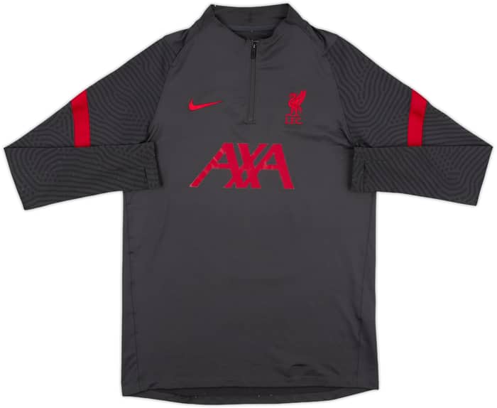 2020-21 Liverpool Nike 1/4 Zip Sweat Top - 7/10 - (M)