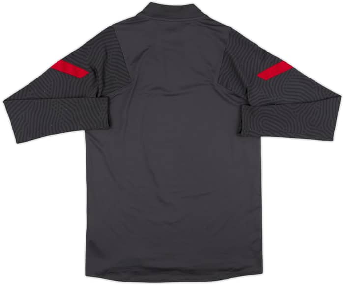 2020-21 Liverpool Nike 1/4 Zip Sweat Top - 7/10 - (M)