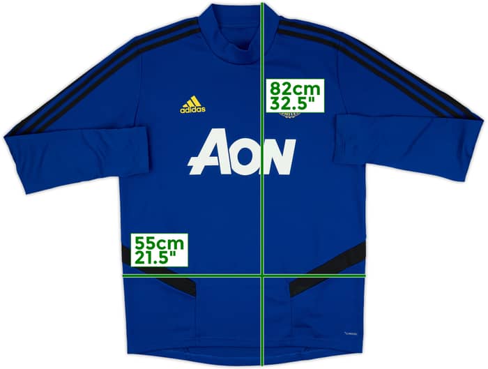 2019-20 Manchester United adidas Drill Top - 8/10 - (L)