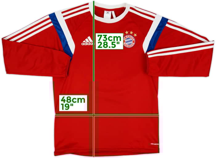 2014-15 Bayern Munich adidas Sweat Top - 8/10 - (S)