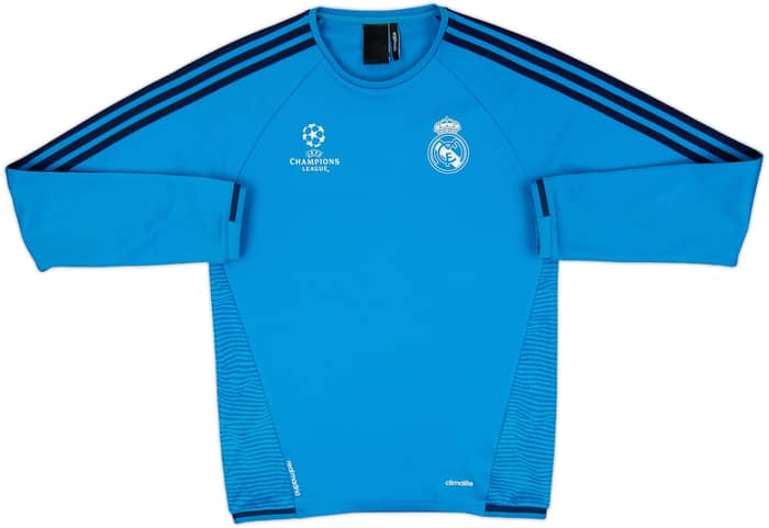 2015-16 Real Madrid CL adidas Sweat Top - 8/10 - (XS)