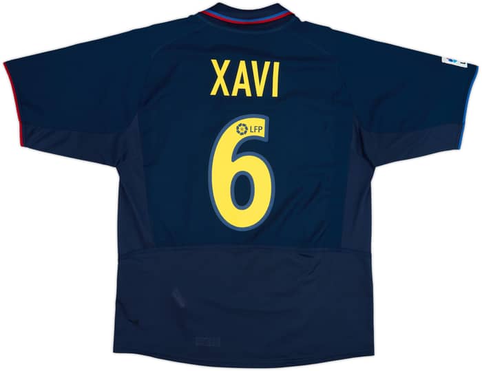 2002-03 Barcelona Away Shirt Xavi #6 - 6/10 - (L)