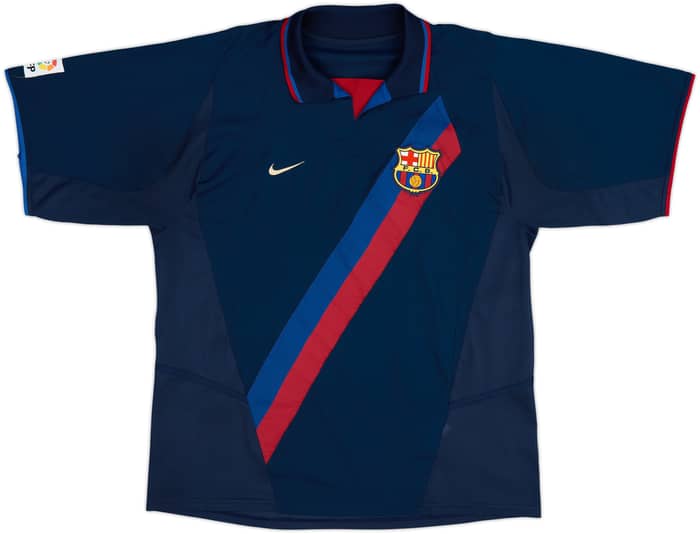 2002-03 Barcelona Away Shirt Xavi #6 - 6/10 - (L)