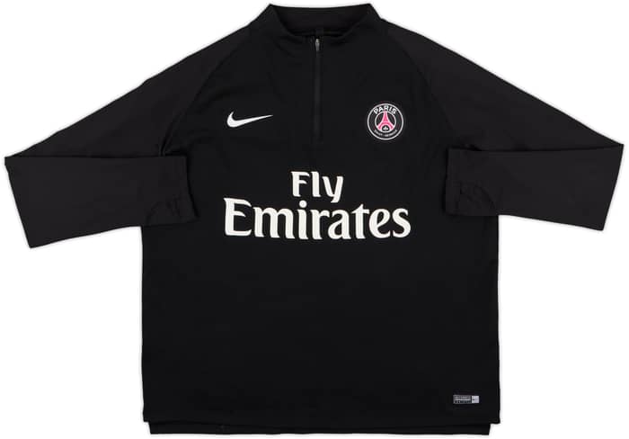 2018-19 Paris Saint-Germain Nike 1/4 Zip Sweat Top - 5/10 - (XL)