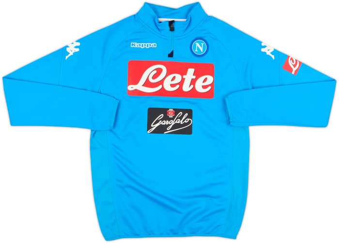 2017-18 Napoli Kappa 1/4 Zip Drill Top - 10/10 - (S)