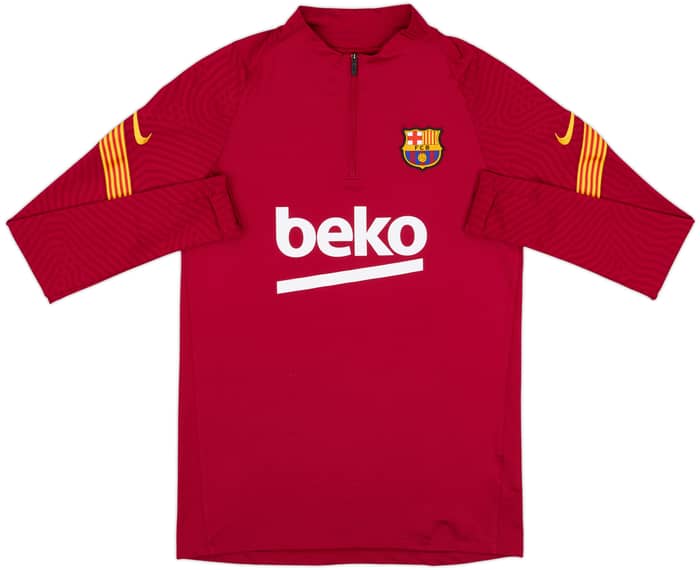 2020-21 Barcelona Nike 1/4 Zip Drill Top - 8/10 - (S)