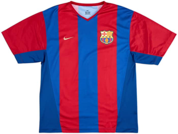 2002-03 Barcelona Basic Home Shirt Riquelme #10 - 9/10 - (S)