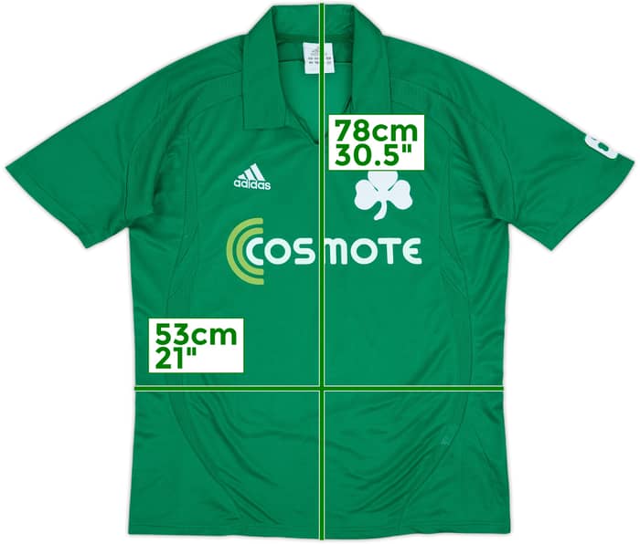2008-09 Panathinaikos Home Shirt - 8/10 - (M)
