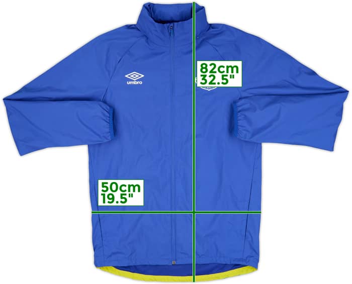2016-17 Everton Umbro Hooded Track Jacket - 8/10 - (S)