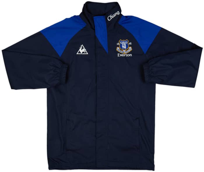 2010-11 Everton Le Coq Sportif Hooded Rain Jacket - 8/10 - (M)