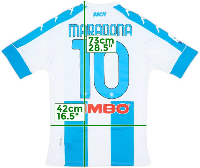 2020-21 Napoli Edición Especial Authentic Cuarta Camiseta Maradona #10 (L)