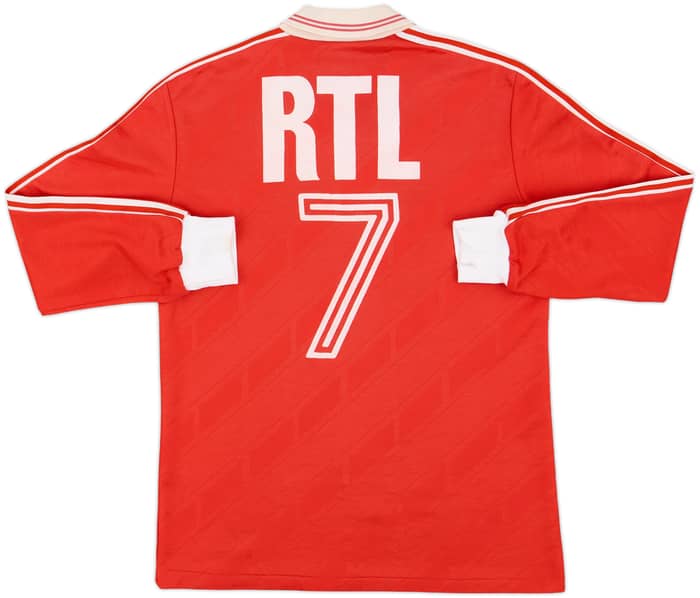 1980s Coupe de France Home L/S Shirt #7 - 7/10 - (M)
