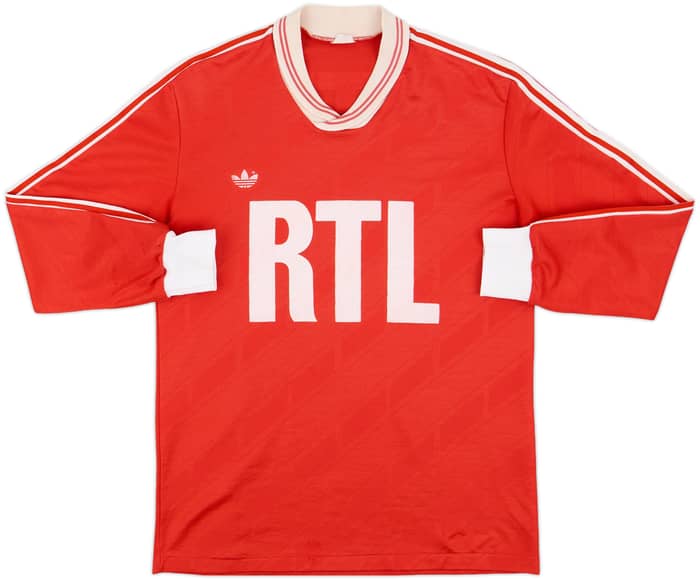 1980s Coupe de France Home L/S Shirt #7 - 7/10 - (M)