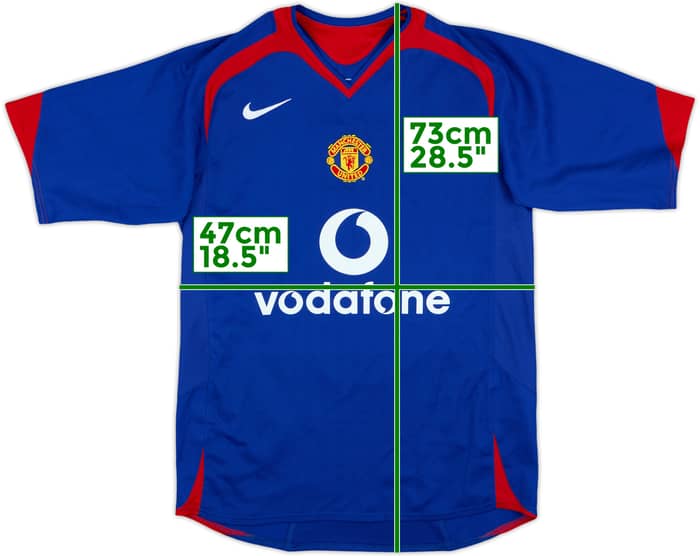 2005-06 Manchester United Away Shirt Rooney #8 - 8/10 - (S)