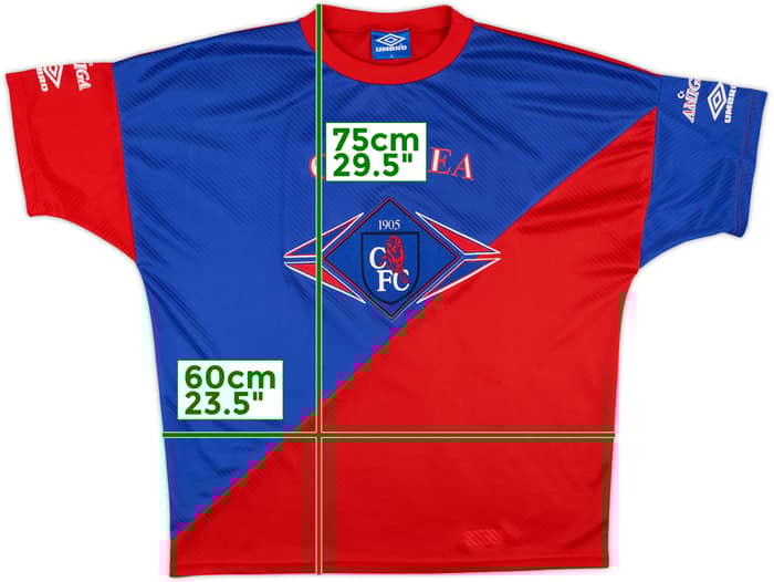 1994-96 Chelsea Umbro Training Shirt - 8/10 - (XL)