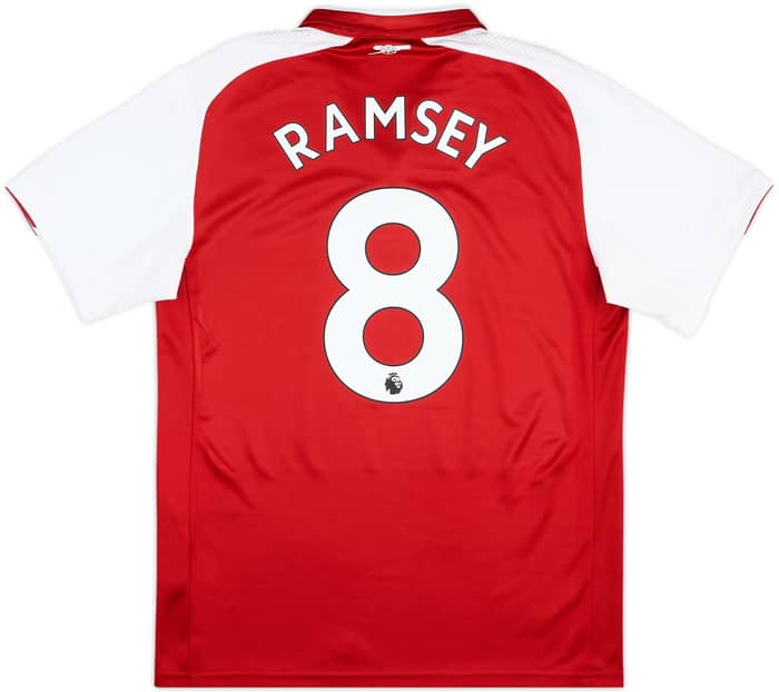 2017-18 Arsenal Home Shirt Ramsey #8 - 9/10 - (L)