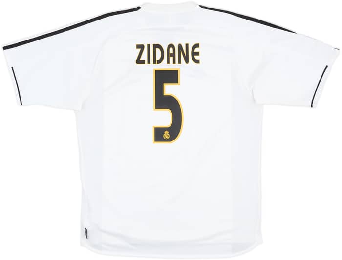 2003-04 Real Madrid Home Shirt Zidane #5 - 6/10 - (L)