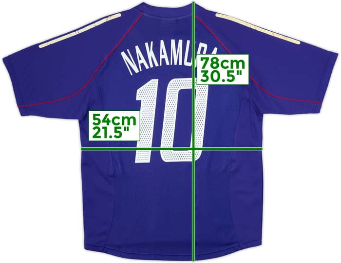 2002-04 Japan Home Shirt Nakamura #10 - 5/10 - (L)