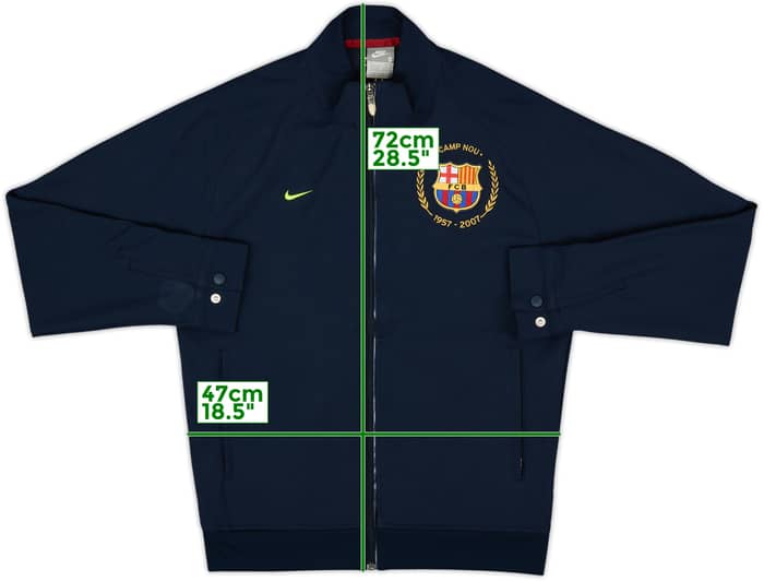 2007-08 Barcelona Nike Track Jacket - 8/10 - (S)