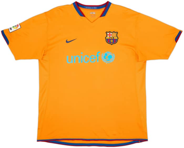 2006-08 Barcelona Away Shirt Ronaldinho #10 - 9/10 - (XL)