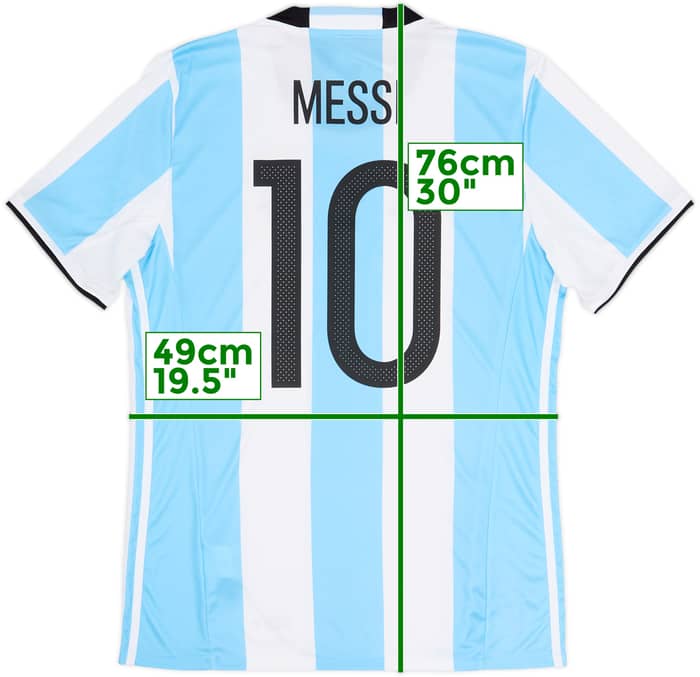 2016-17 Argentina Home Shirt Messi #10 (M)