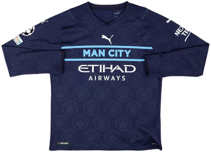 2021-22 Manchester City Third L/S Shirt Walker #2 - 9/10 - (L)