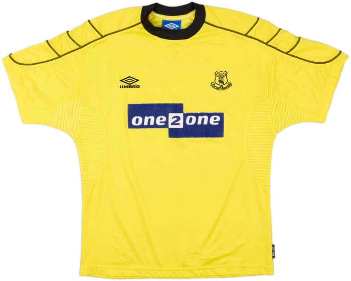 2000-01 Everton Away Shirt Collins #7 - 5/10 - (L)