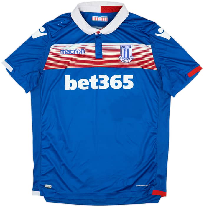 Camiseta de visitante del Stoke City 2017-18 Crouch #25 - 6/10 - (XL)